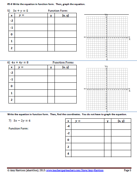 My Math Resources - linearequations3
